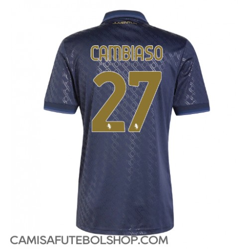 Camisa de time de futebol Juventus Andrea Cambiaso #27 Replicas 3º Equipamento 2024-25 Manga Curta